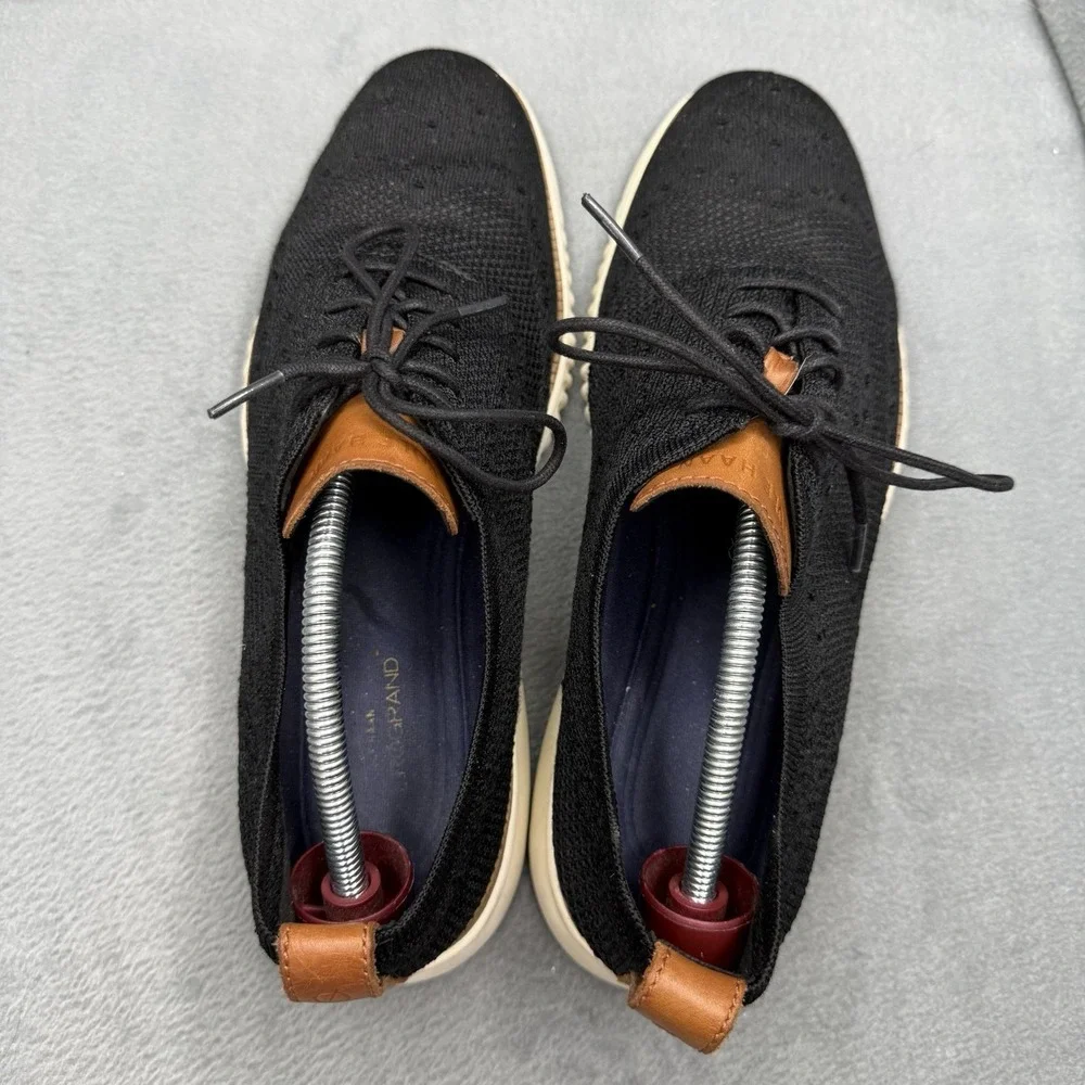 Cole Haan 2.ZEROGRAND Stitchlite Oxford Mens 10 Black Knit Grand.OS Shoes